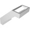 Ekena Millwork 5-in. W x 8-in. D x 8-in. H Burlington Architectural Grade PVC Knee Brace BRCP05X08X08BUR - alternate 3